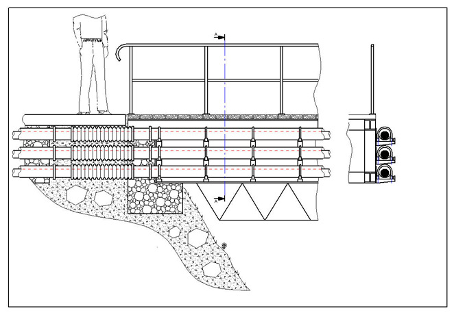 <b>Installation Plan</b><span><br /> Designed by <b>Walter Arnold</b> • Created in <a href='/2d-3d-drafting/2d-3d-cad-graphite.html'>Graphite Precision CAD Software</a></span>