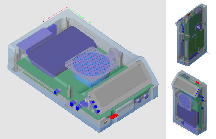 <b>Portable Real-time Voice Translator</b><span><br /> Designed by Designed by <b>Tim Ponn</b>  • Created in <a href='/3d-modeling/3d-modeling-cobalt.html'>Cobalt CAD & 3D Modeling Software</a></span>