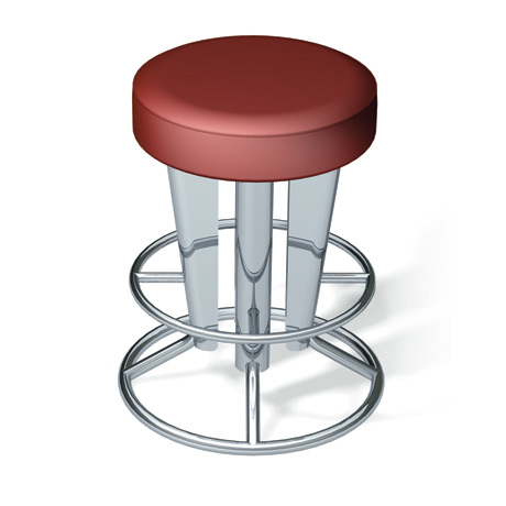 <b>Saturn Casino Stool</b><span><br /> Designed by <b>Jean-François Jaques</b> of <b>Météore Design</b> • Created in <a href='/3d-modeling/3d-modeling-cobalt.html'>Cobalt</a></span>